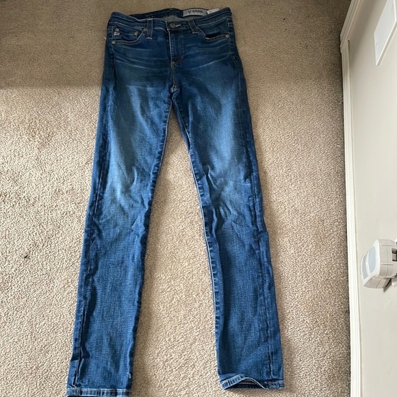 AG Adriano Goldschmied The stilt, cigarette leg, medium wash jeans - Picture 3 of 6